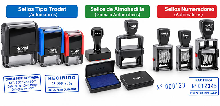 Tipos de sellos